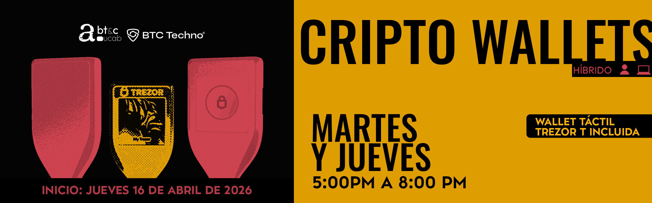 Curso wallets banner formación